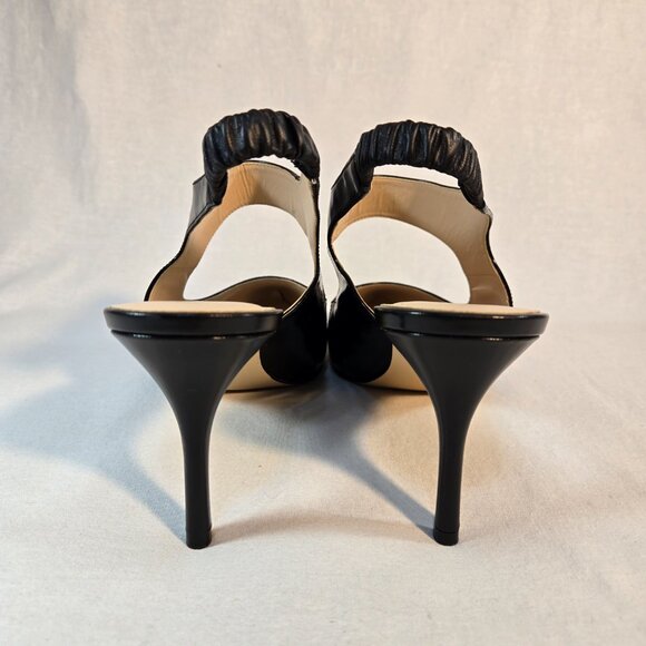 COLE HAAN Liesel Black Leather Slingback High Heel Pump Size 11B New NO Box! - Picture 4 of 16